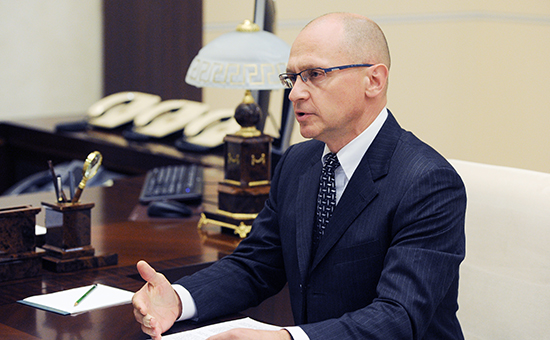 Russian President Putin meets with Rosatom CEO Kiriyenko