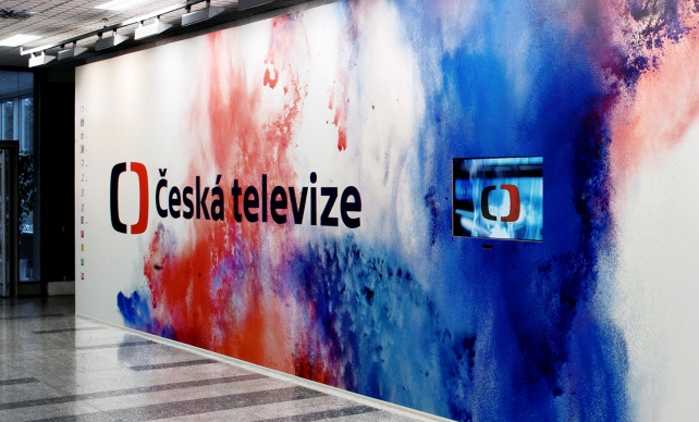 Fotografie nového loga ?eské televize